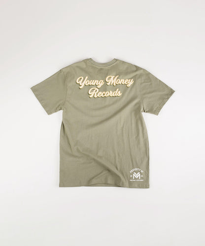 Lil Wayne Young Money Records Short Sleeve Tee - Olive Green