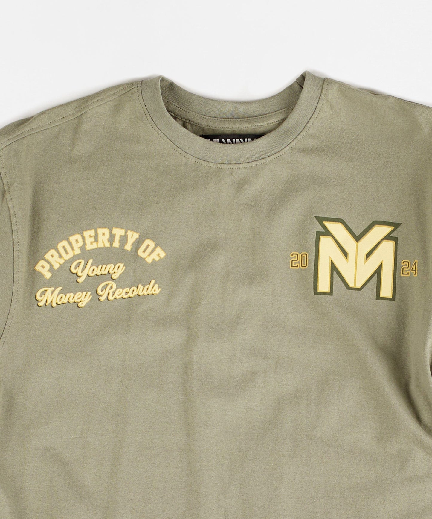 Lil Wayne Young Money Records Short Sleeve Tee - Olive Green