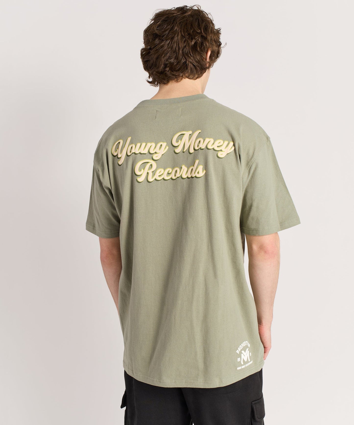 Lil Wayne Young Money Records Short Sleeve Tee - Olive Green
