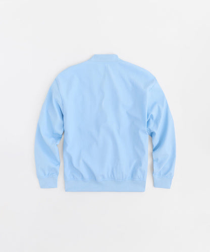 Coaches Chenille Patched Jacket - Light Blue