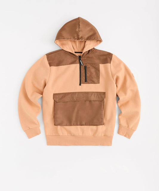 Wheaties Cargo Hoodie - Tan