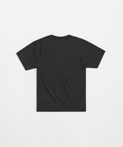 Trust No One Gold Embroidered Short Sleeve Tee - Black