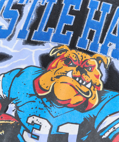 Hustle Harder Washed Short Sleeve Tee - Charcoal