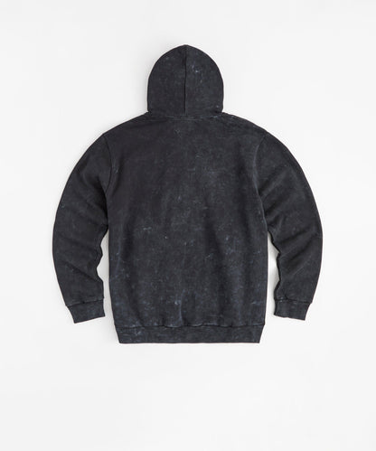 Washed One Of A Kind Rhinestone Hoodie - Charcoal