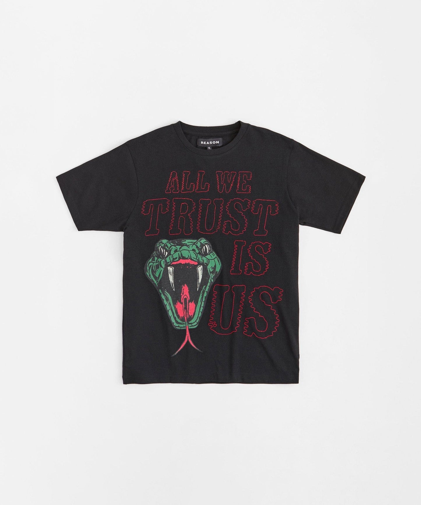 All We Trust is Us Short Sleeve Tee - Black
