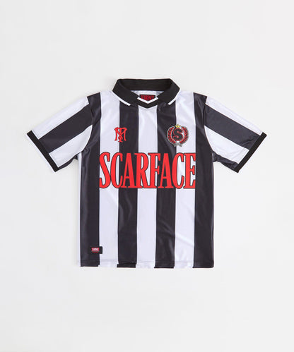 Scarface Soccer Jersey - Black&White