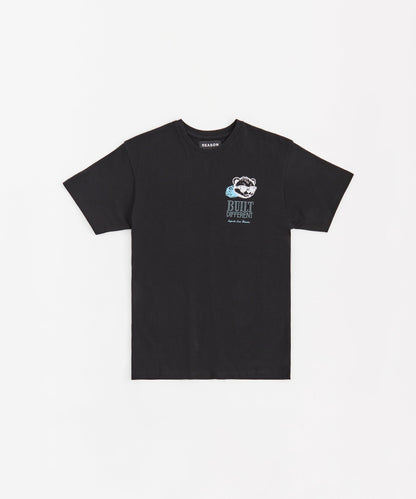 Built Different Rhinestone Short Sleeve Tee - Black