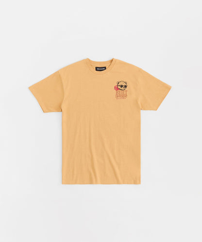 Built Different Rhinestone Short Sleeve Tee - Khaki