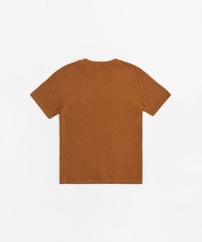 Money Bags Chenille Patch Short Sleeve Tee - Khaki