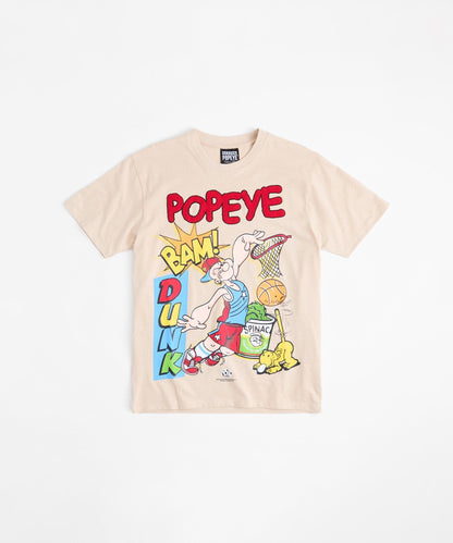 Popeye Dunk Short Sleeve Tee - Khaki