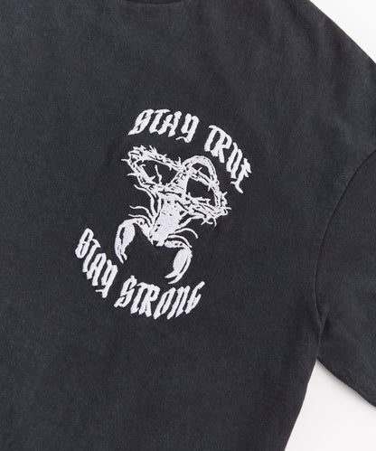 From Nothing Washed Short Sleeve Tee - Black