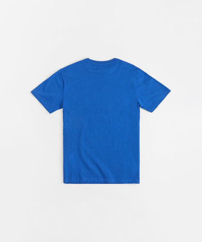 Jaws Rhinestone Short Sleeve Tee - Blue