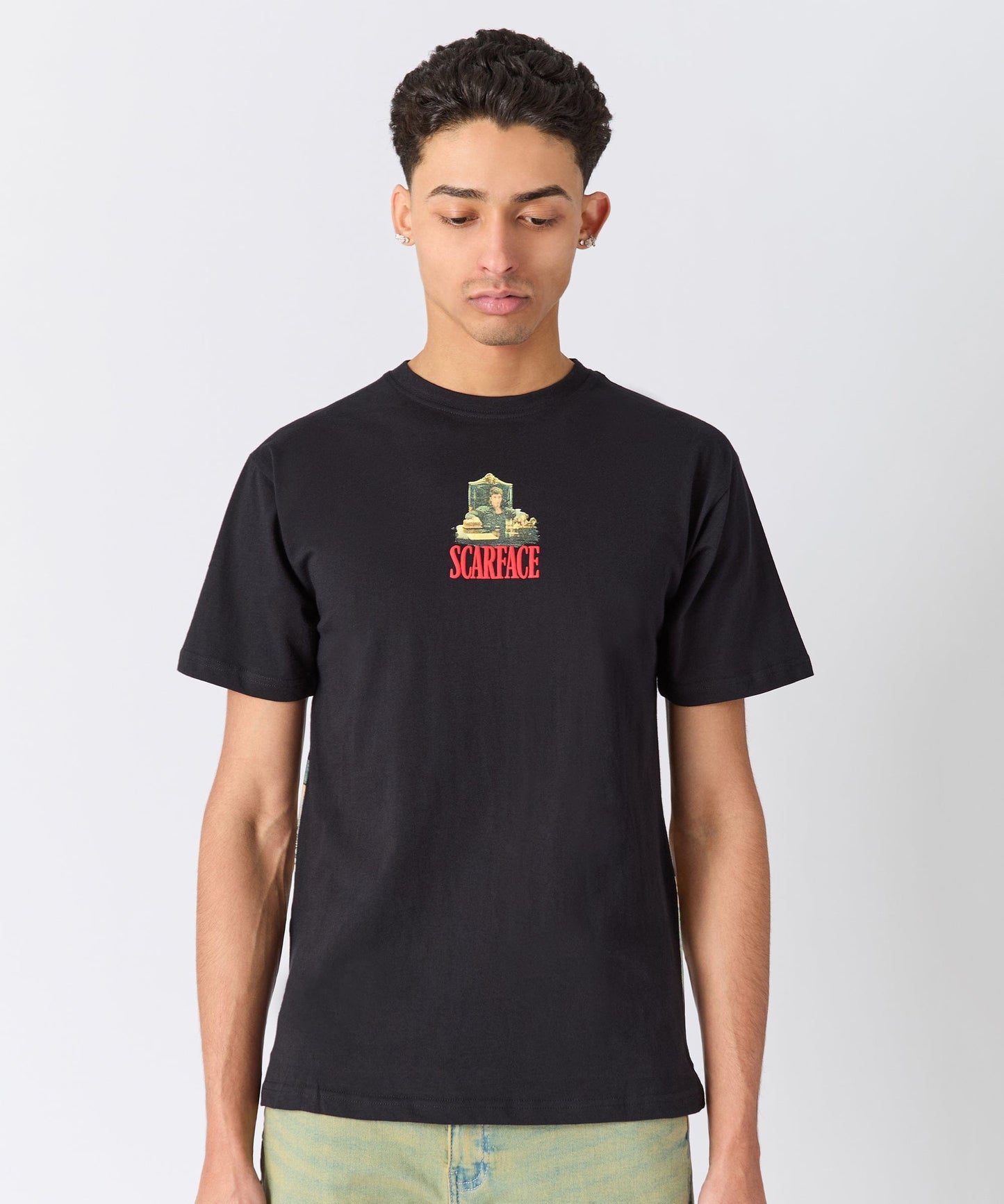 Scarface Throne Short Sleeve Tee - Black