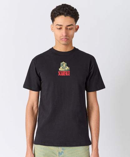 Scarface Throne Short Sleeve Tee - Black
