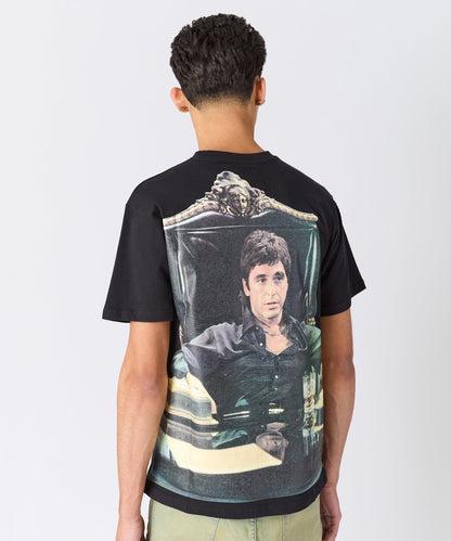 Scarface Throne Short Sleeve Tee - Black