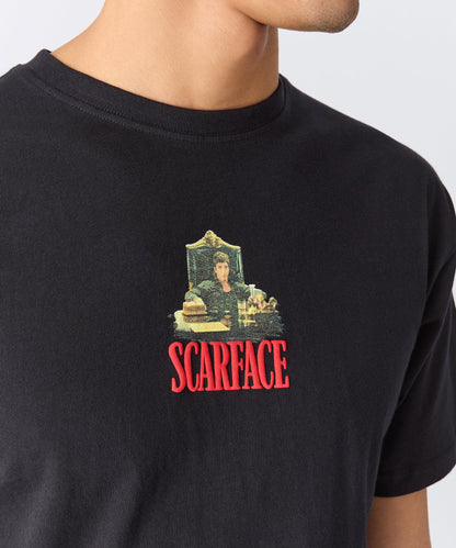 Scarface Throne Short Sleeve Tee - Black