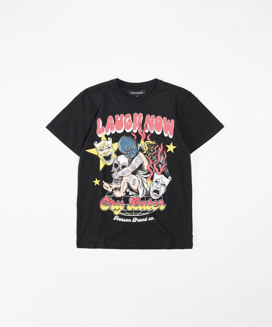 Laugh Now Cry Later Short Sleeve Tee - Black