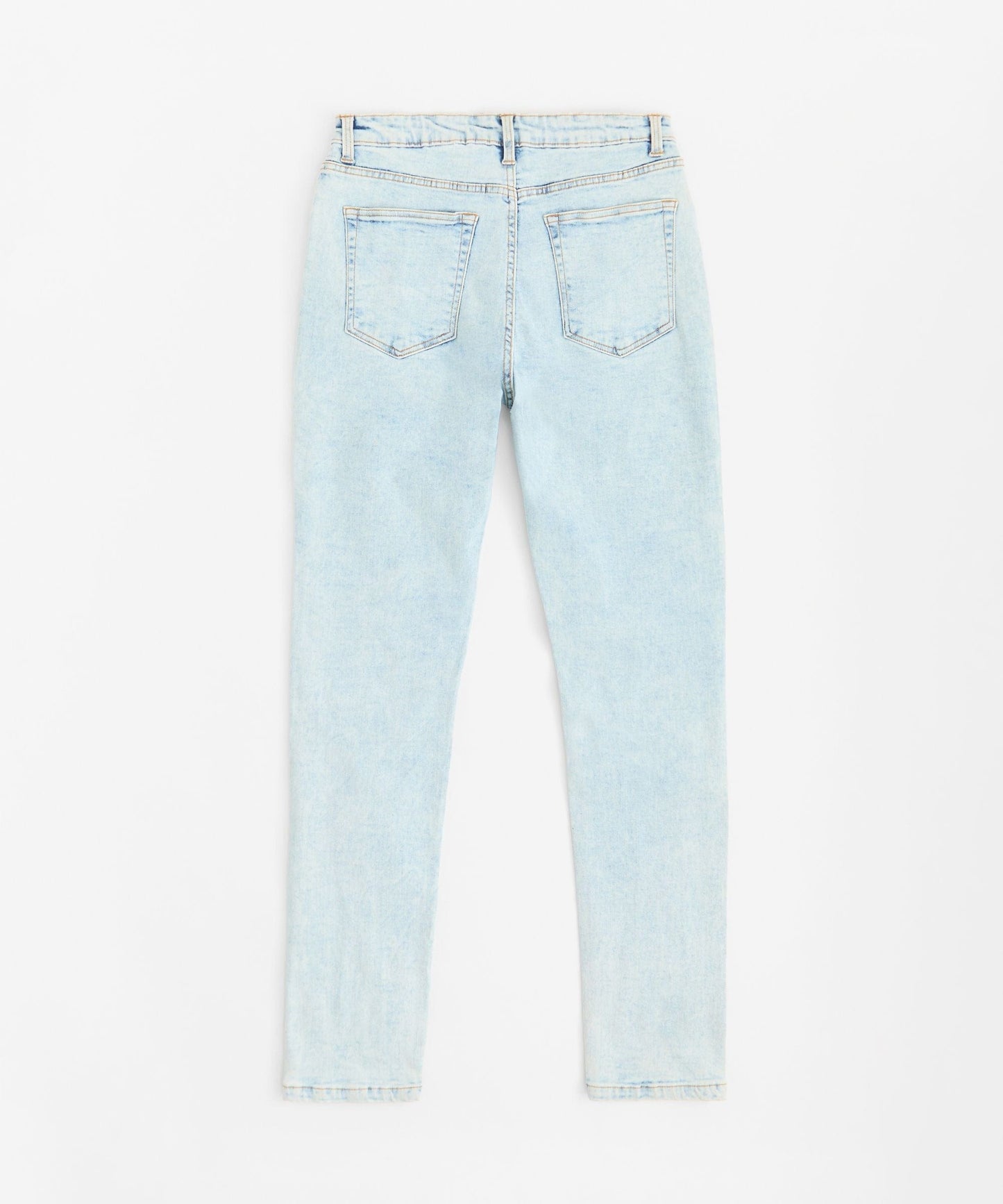 Destroyed Rip Denim Jeans - Light Blue