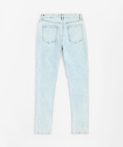 Destroyed Rip Denim Jeans - Light Blue