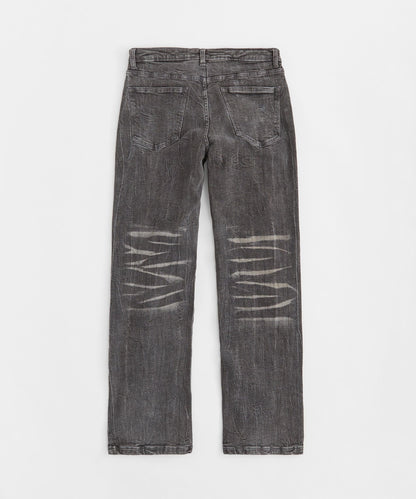 Washed Fleur Denim Pant - Black