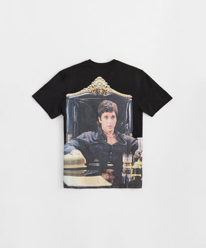 Scarface Throne Short Sleeve Tee - Black