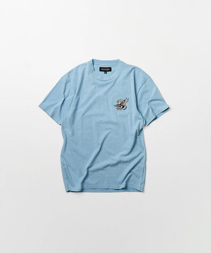 Epic Short Sleeve Graphic Print Tee - Light Blue