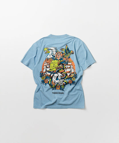 Epic Short Sleeve Graphic Print Tee - Light Blue