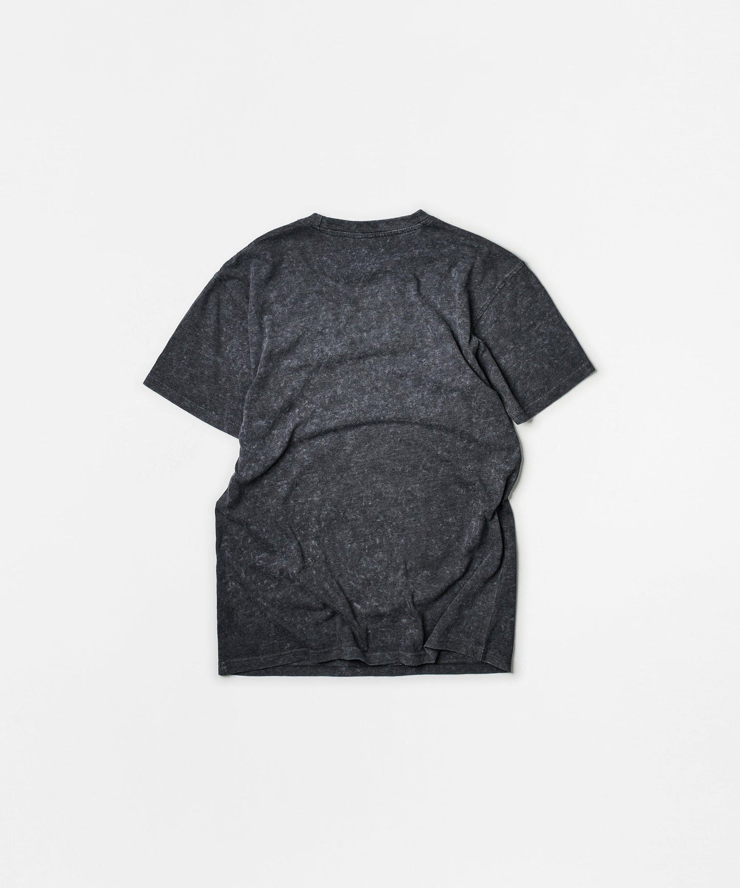 All We Trust Burnout Wash Short Sleeve Graphic Print Tee - Charcoal