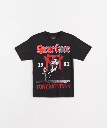 Scarface The World Short Sleeve Tee - Black