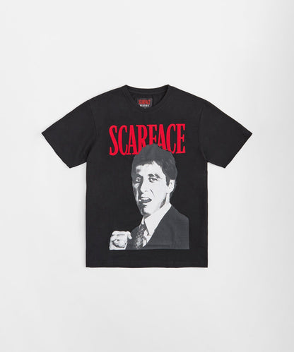 Plus Size Scarface Short Sleeve Tee - Black