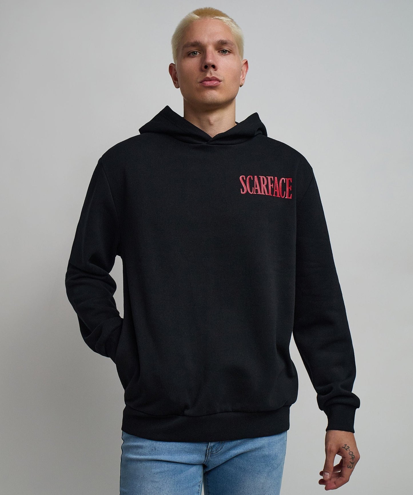 Scarface Sugar Print Classic Hoodie - Black