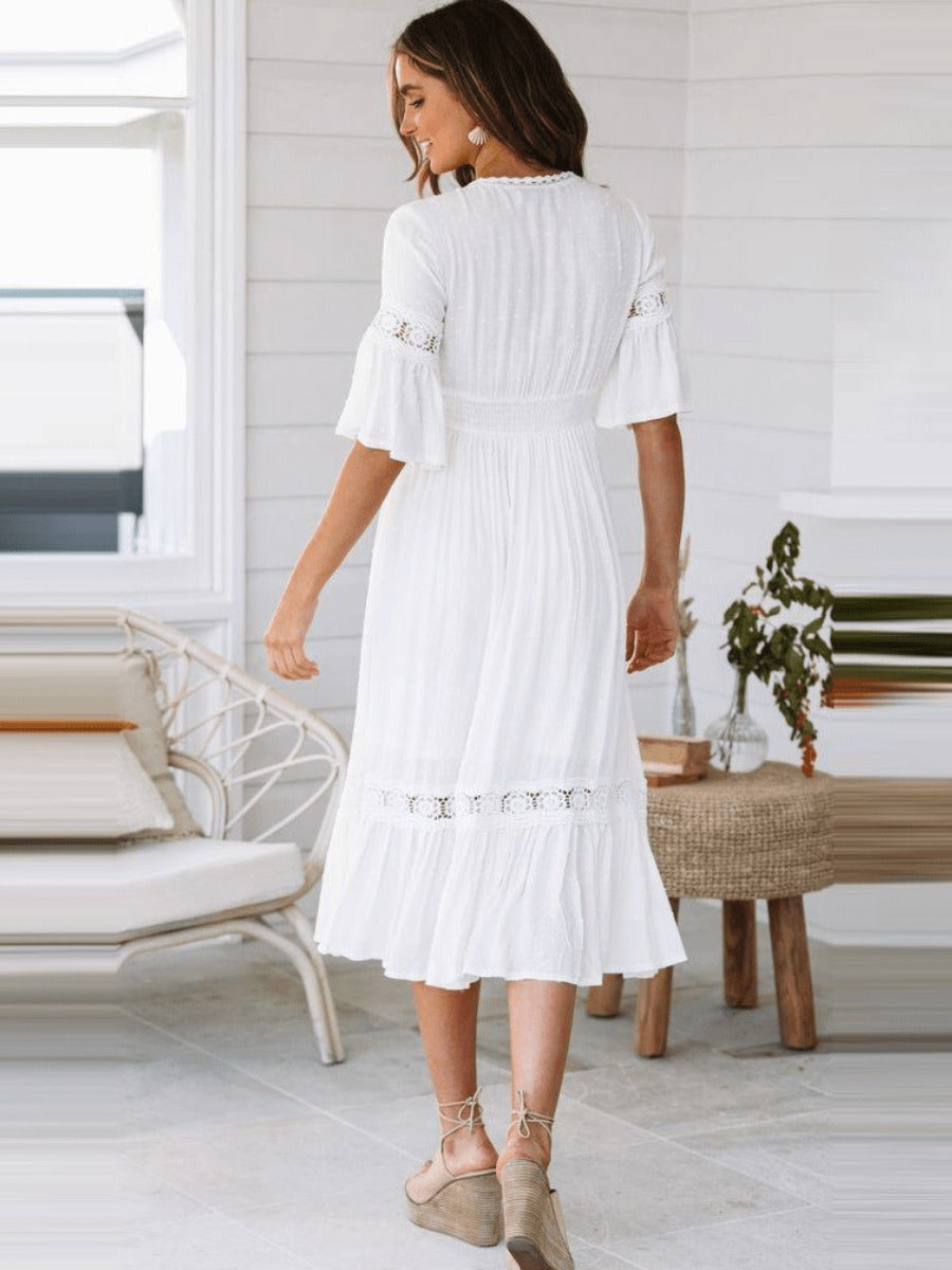 Clea | Effortless White Dress