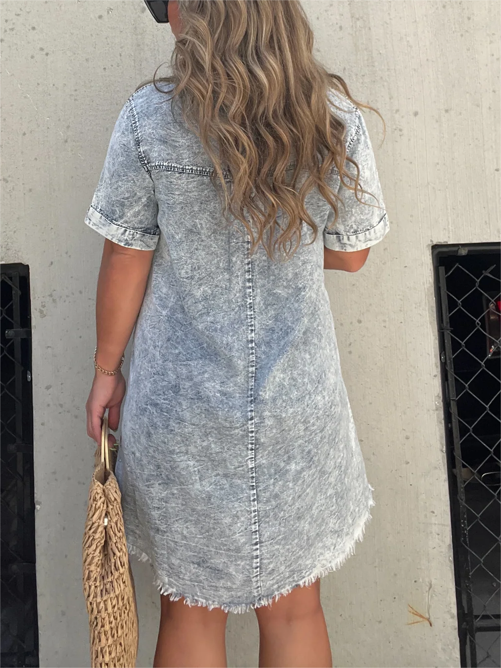 Levia | Summer Washed Shirt Dress